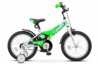 Детский велосипед Stels Jet 16" Z010 зеленый белый - магазин СпортДоставка. Спортивные товары интернет магазин в Пушкино 