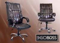 Офисное массажное кресло EGO BOSS EG1001 Шоколад в комплектации LUX - магазин СпортДоставка. Спортивные товары интернет магазин в Пушкино 