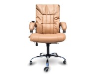 Офисное массажное кресло EGO BOSS EG1001 Орех в комплектации LUX - магазин СпортДоставка. Спортивные товары интернет магазин в Пушкино 