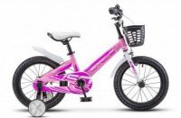 Детский велосипед Stels Pilot-150 16" V010 розовый - магазин СпортДоставка. Спортивные товары интернет магазин в Пушкино 