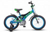 Детский велосипед Stels Jet 16" Z010 синий черный  - магазин СпортДоставка. Спортивные товары интернет магазин в Пушкино 