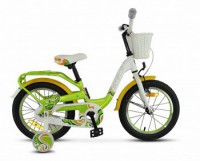 Детский велосипед Stels Pilot-190 16" V030 Зелёный жёлтый белый - магазин СпортДоставка. Спортивные товары интернет магазин в Пушкино 